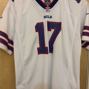 Nike Kids White and Blue Jersey